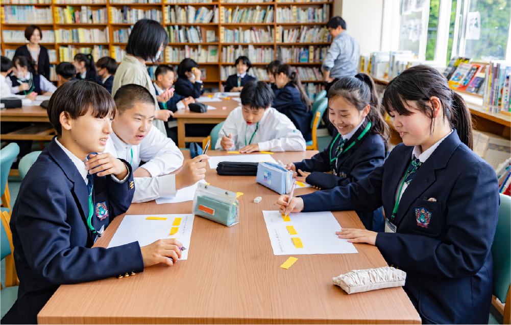開星中学校 授業の様子