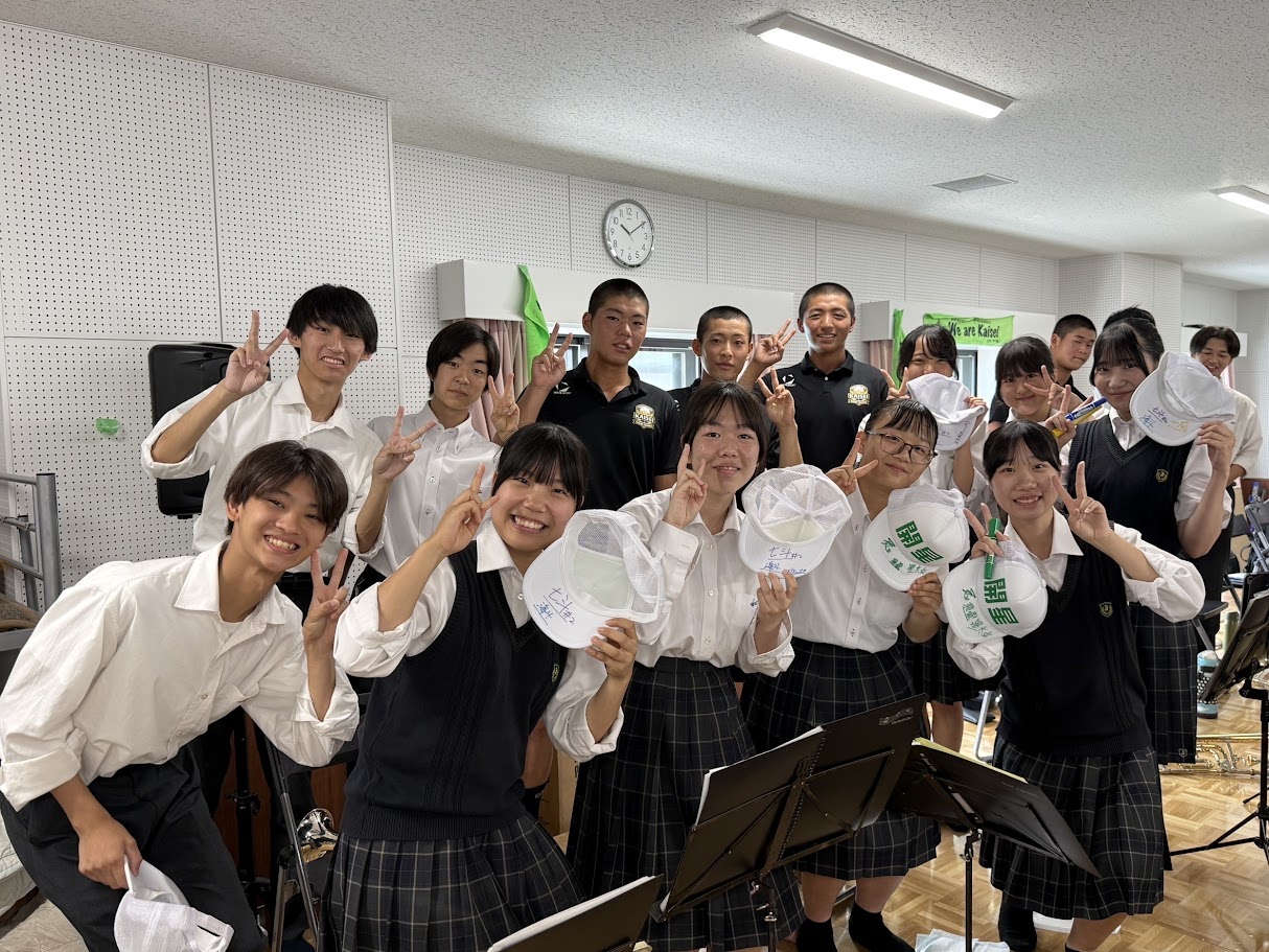 甲子園日記14「響け友情！常翔学園吹奏楽部さんとの共演」