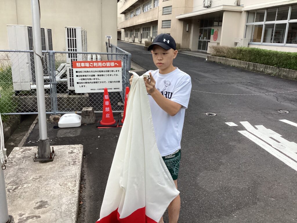 大志寮今日も元気日記71「朝の日課です」