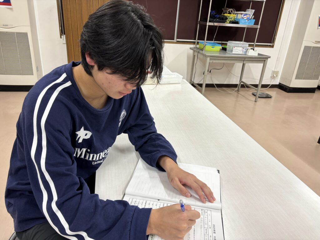 大志寮今日も元気日記77「日直面談」