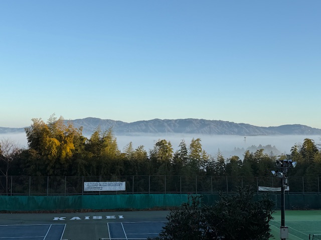 校長日記733「幻想的な朝の風景とともに」