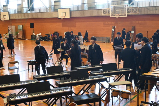 感謝を込めて。明日は「予餞会」